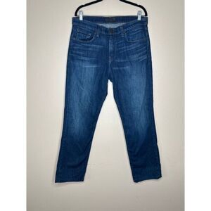J Brand Cole Straight Fit Hadley Men's Jeans size 34 Blue Dark‎ Wash